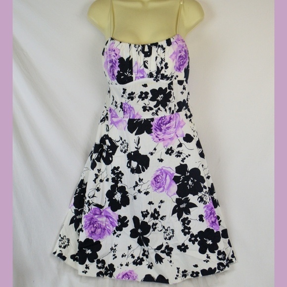 Ruby Rox Floral Spagetti Strap Sundress 11 - Picture 1 of 3